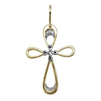 21535 Gold Layered Cross Pendant