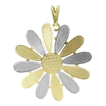 27310 2 tones Gold Layered Pendant