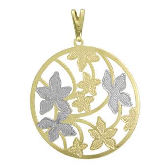 27324 2 tones Gold Layered Pendant
