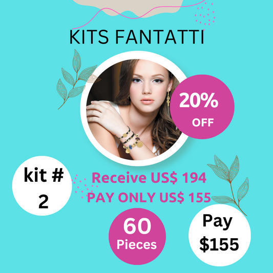 Kit #2 With 60 pieces from US$ 194 for US$ 155 - 20% OFF