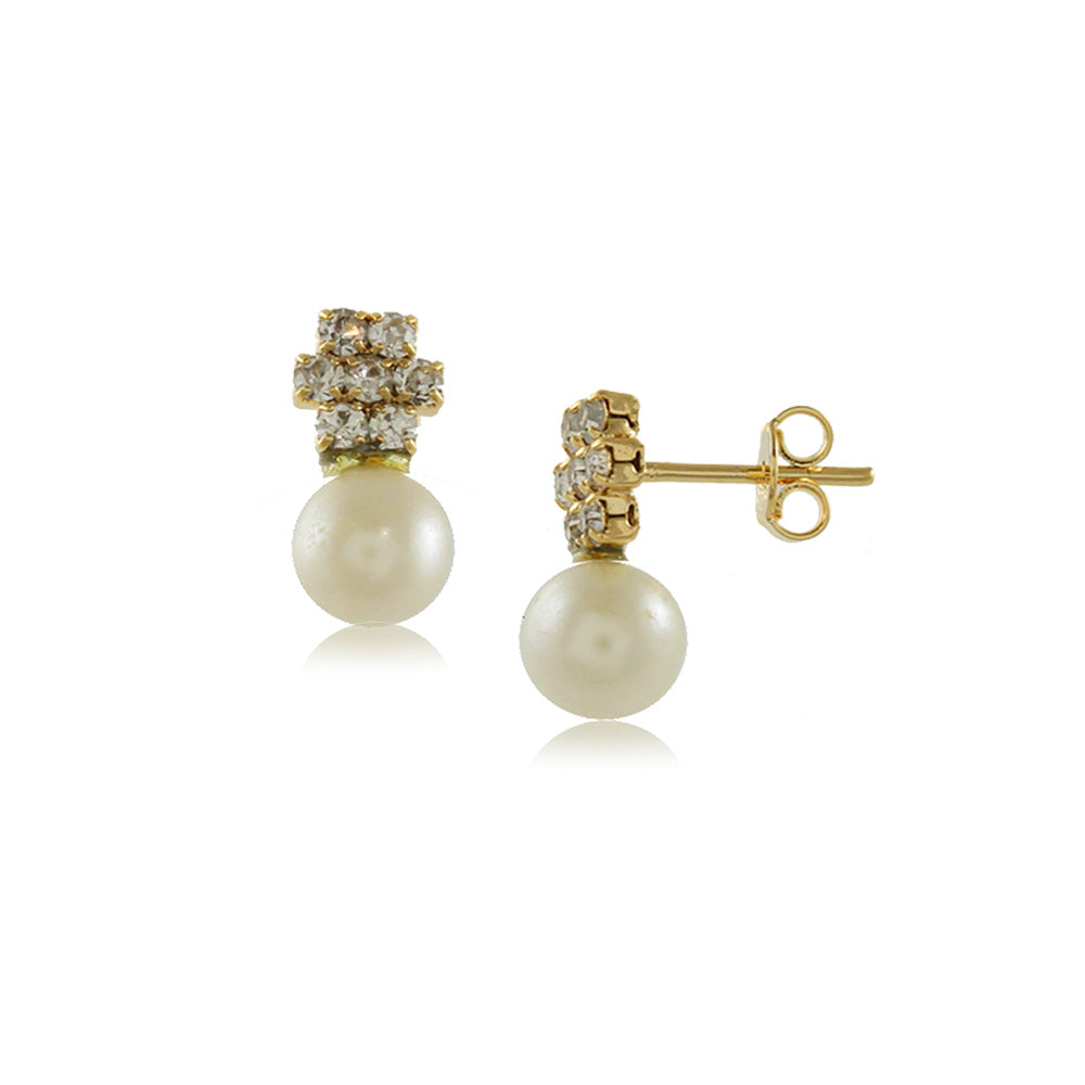 10124R -Earring Pearl