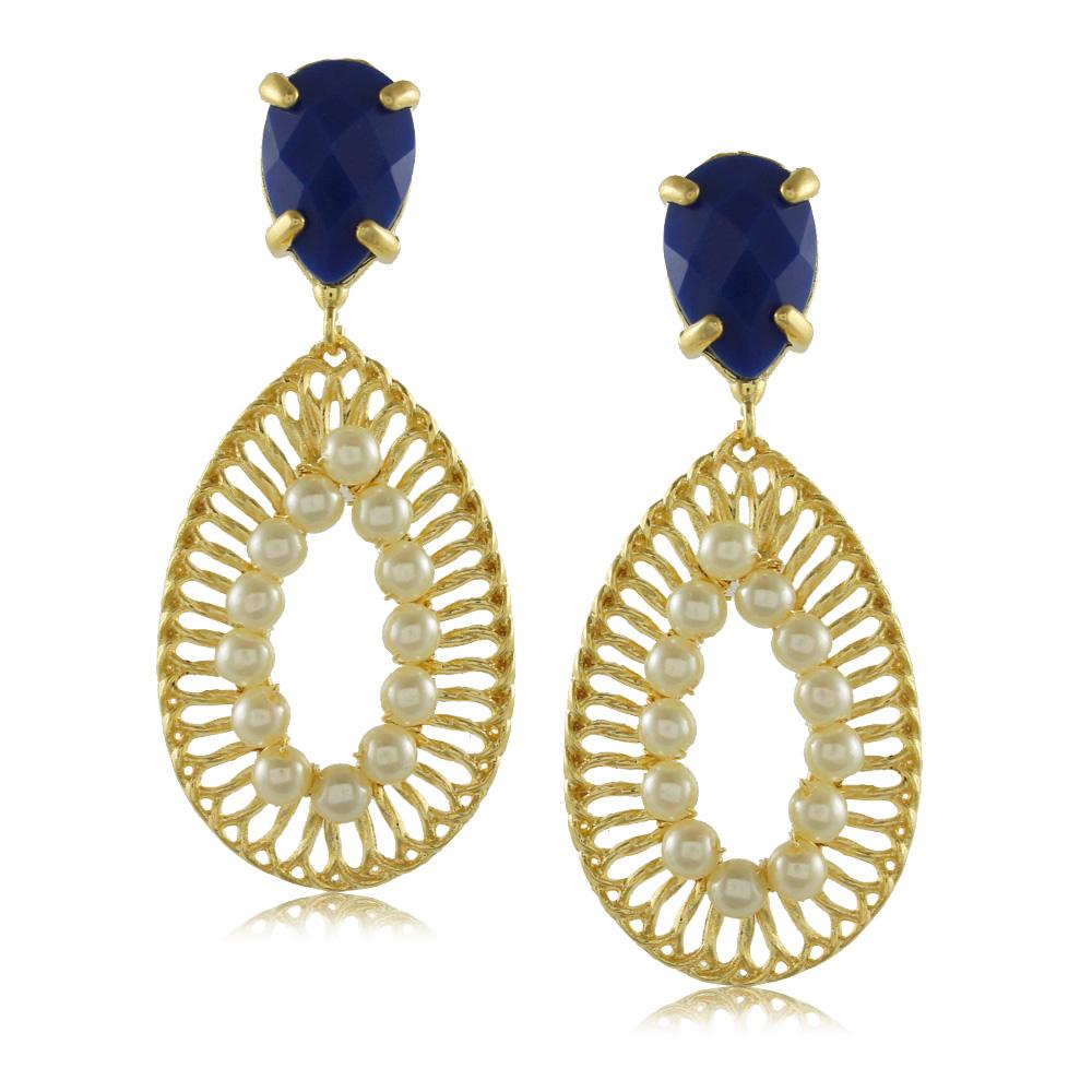 10243R 18K Gold Layered Earring