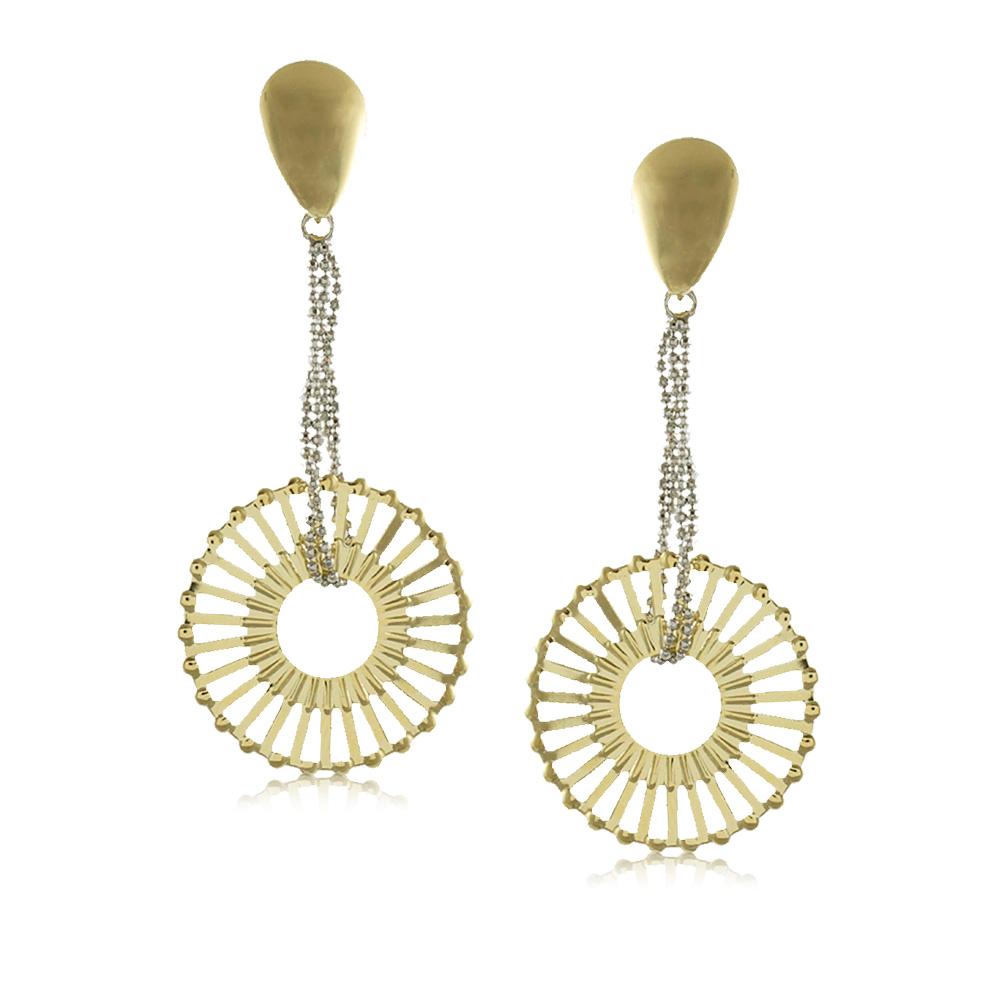 10250R 18K Gold Layered Earring