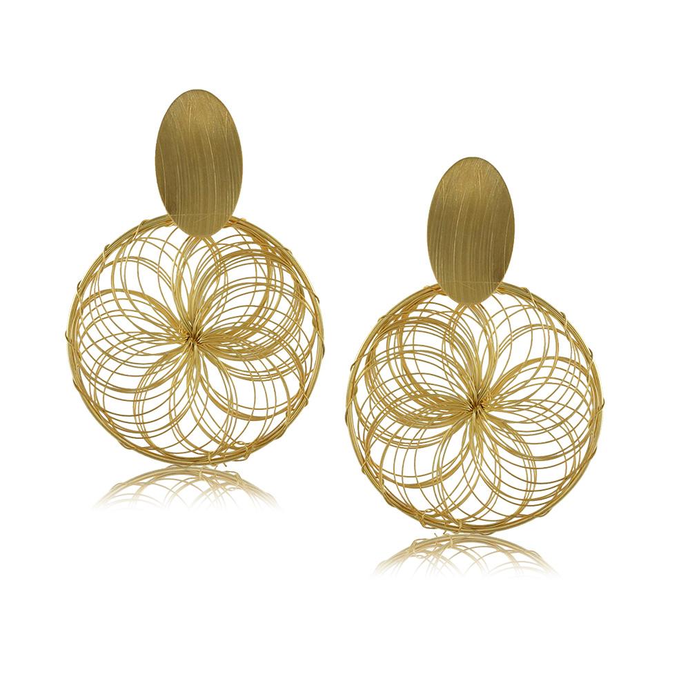 10308R 18K Gold Layered Earring