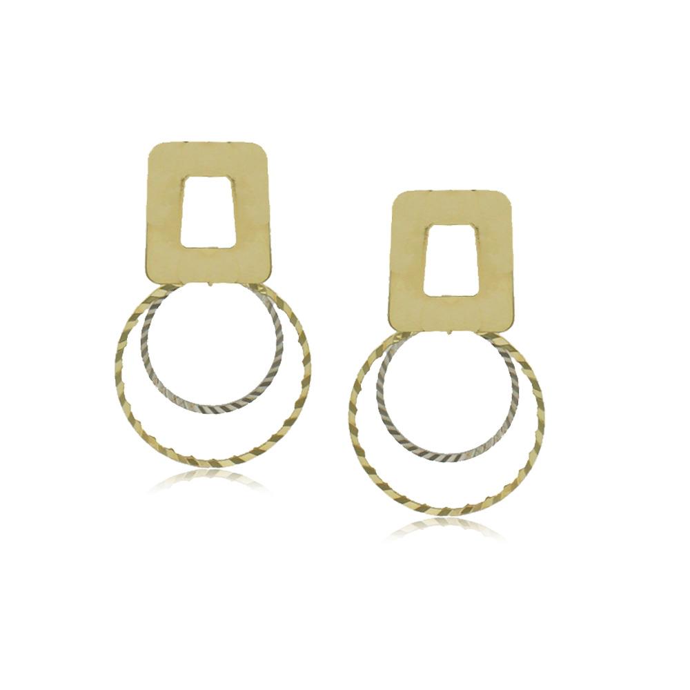 10346R 18K Gold Layered Earring