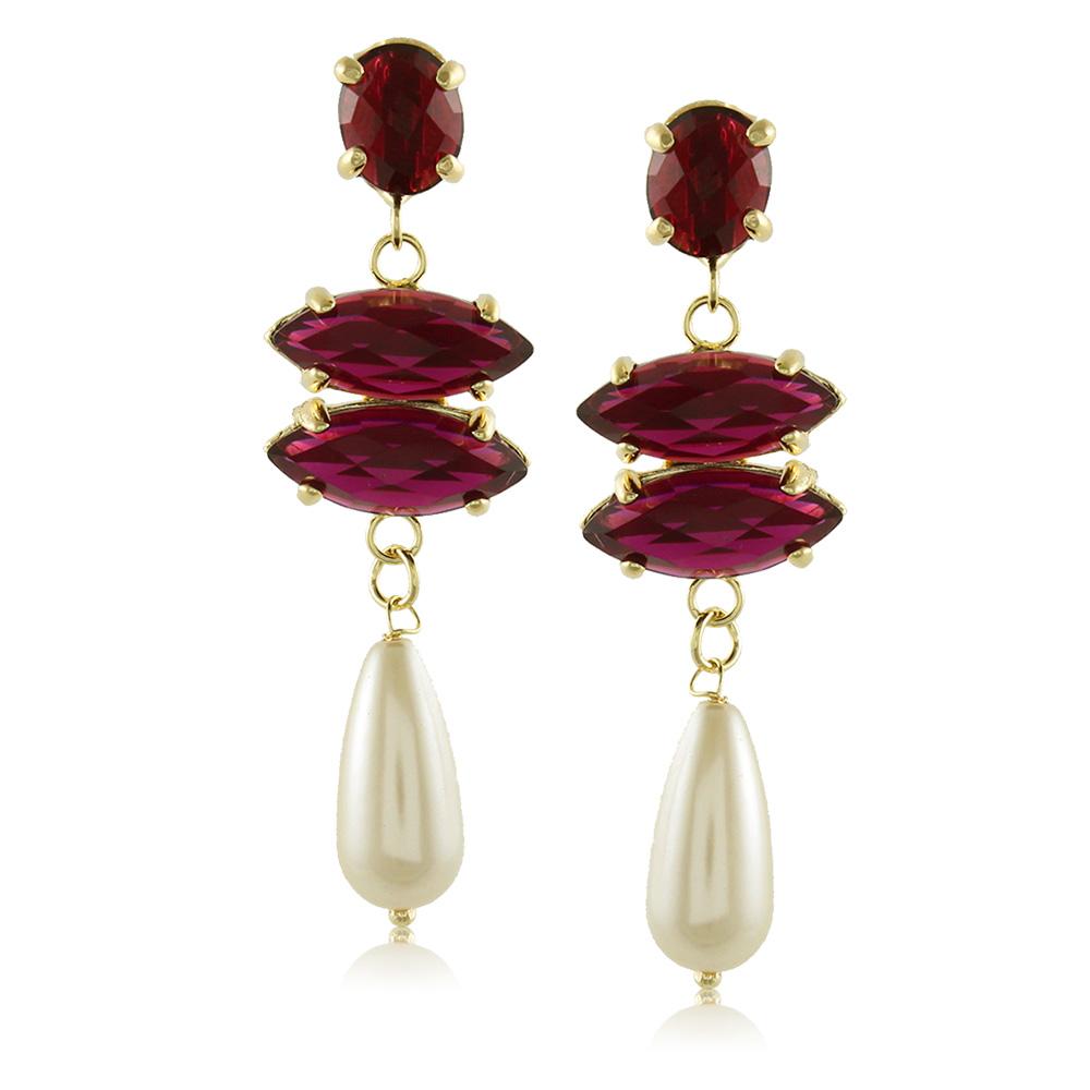 10406R 18K Gold Layered Earring