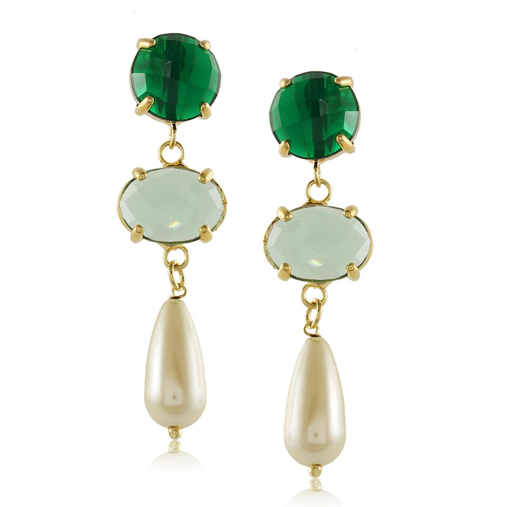 10423R 18K Gold Layered Earring