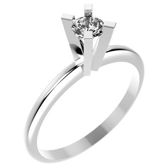 10521P CZ 925 Silver Women's Ring