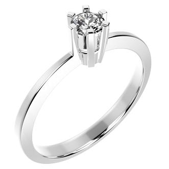 10975P CZ 925 Silver Women's Ring