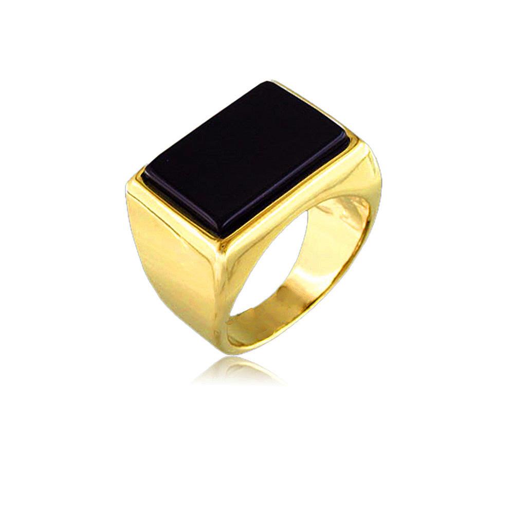 11517 18K Gold Layered Men's Ring