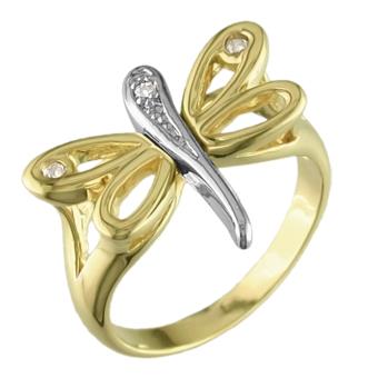 11900 18K Gold Layered CZ Women's Ring