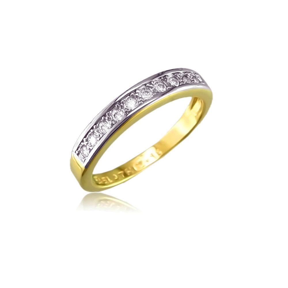11951 18K Gold Layered CZ Women's Ring