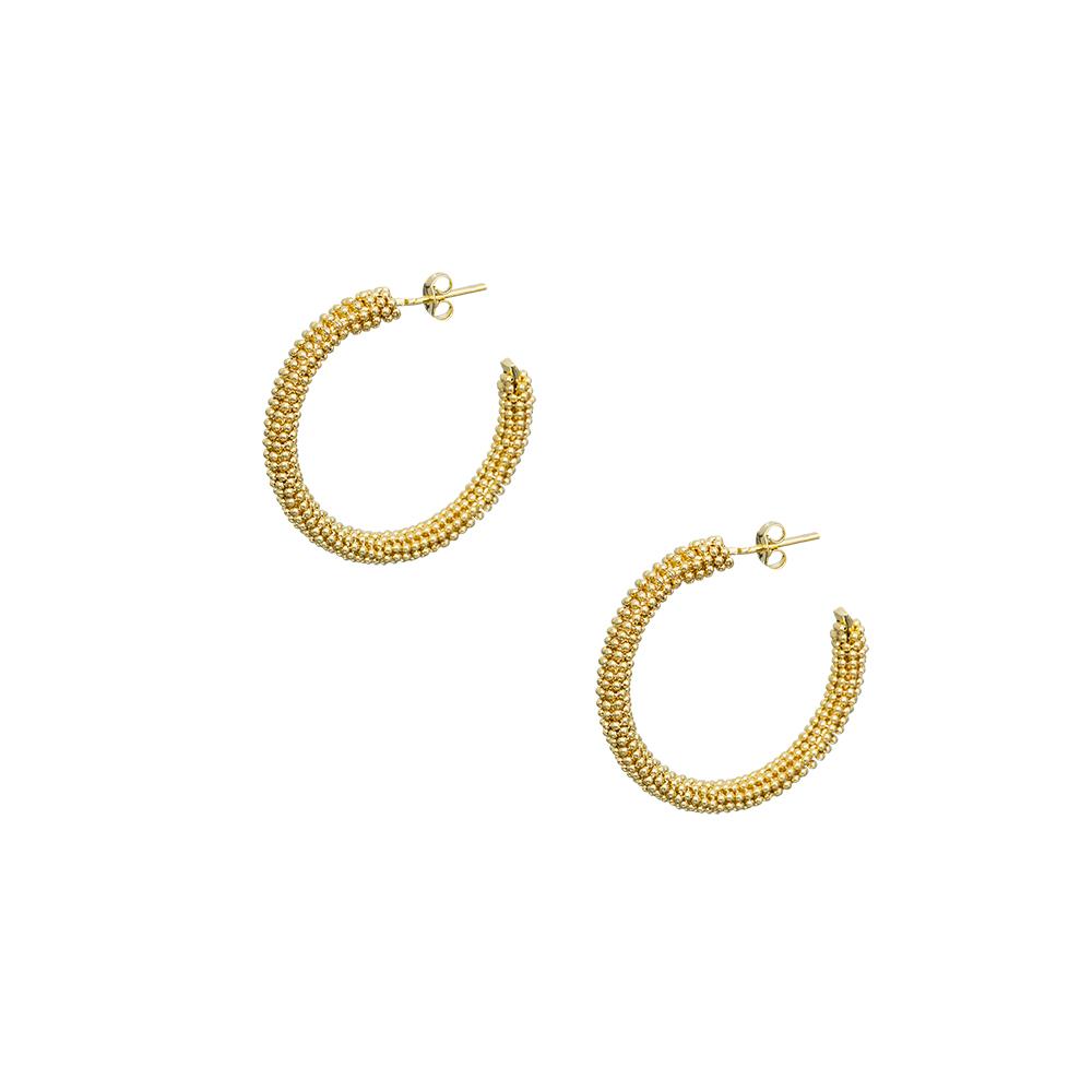 12040R 18K Gold Layered Earring