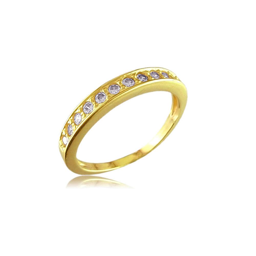 12255 18K Gold Layered CZ Women's Ring