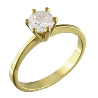 12325 18K Gold Layered CZ Women's Ring