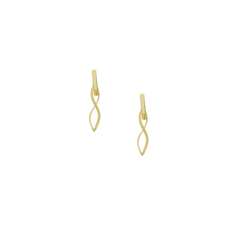12435R 18K Gold Layered Earring