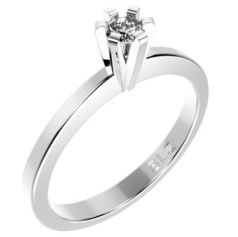 12473P CZ 925 Silver Women's Ring