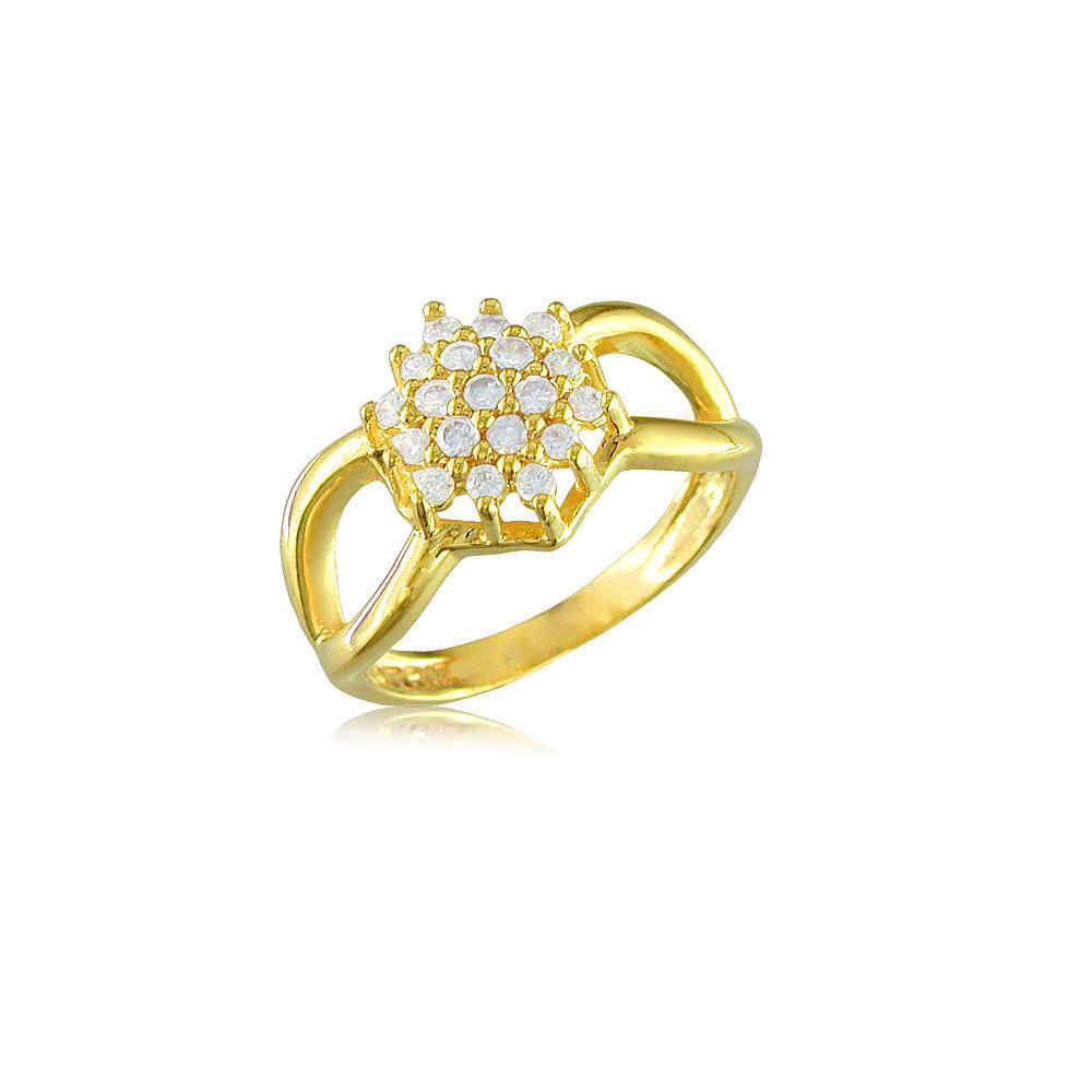 12522 18K Gold Layered CZ Women's Ring