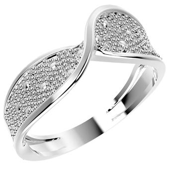 12854P 925 Silver Women's Ring