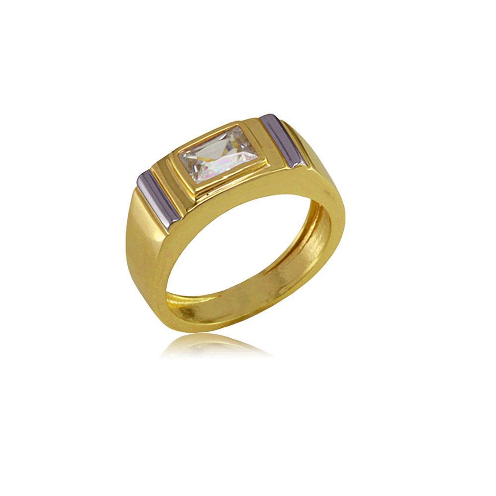 12877 18K Gold Layered Men's Ring