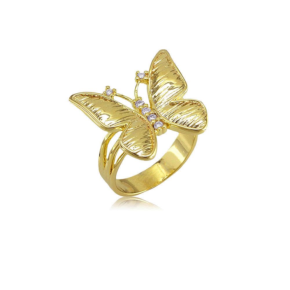 13190 18K Gold Layered CZ Women's Ring