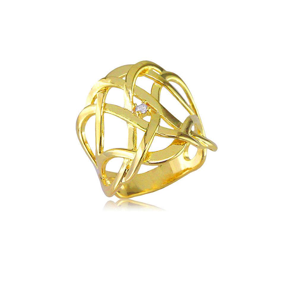 13815 18K Gold Layered CZ Women's Ring