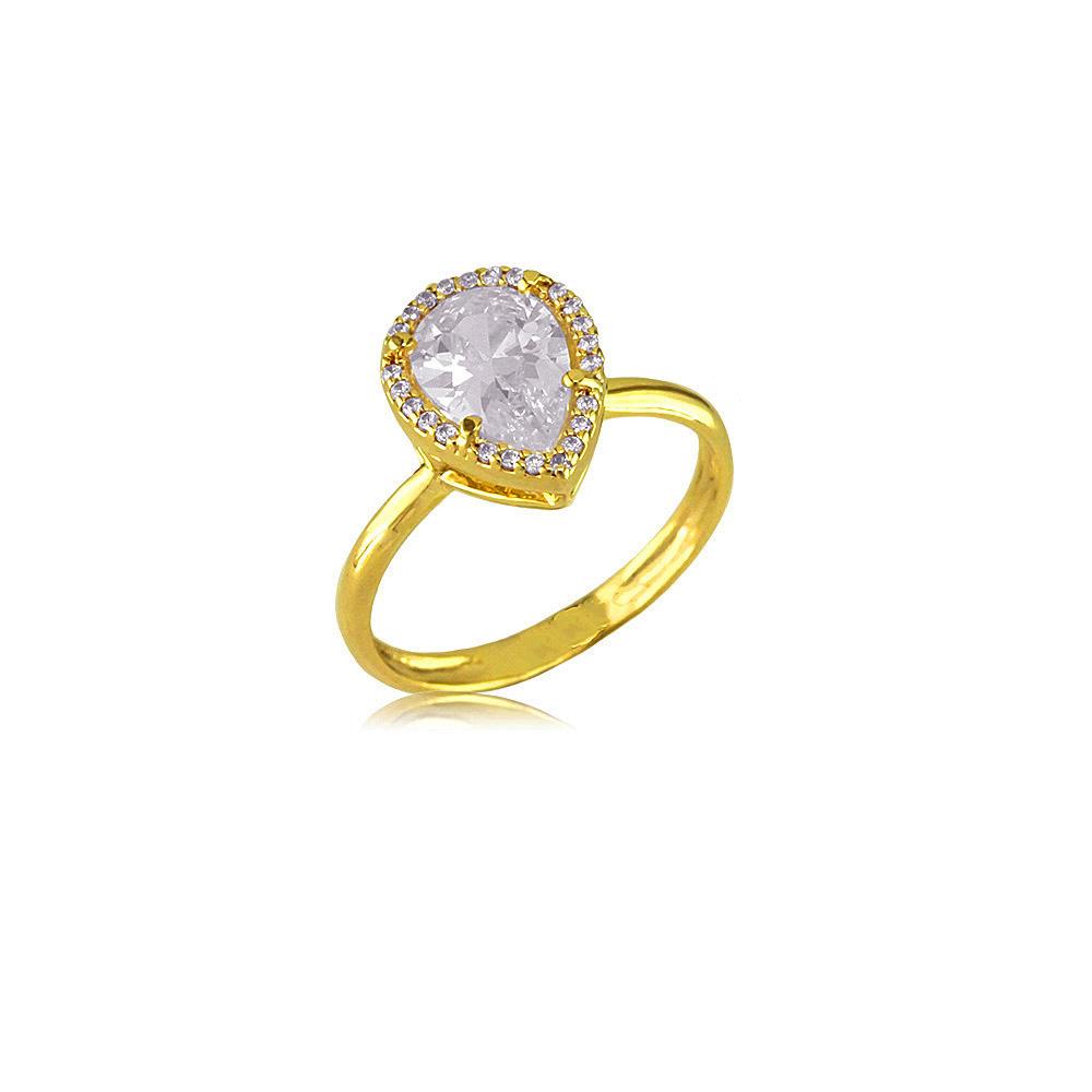 13817 18K Gold Layered CZ Women's Ring