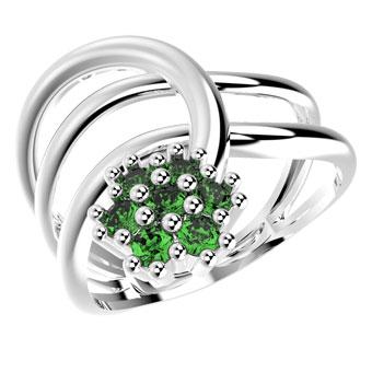14099P - CZ 925 Sterling Silver Ring