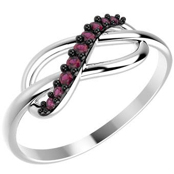 14155P CZ 925 Silver Women's Ring