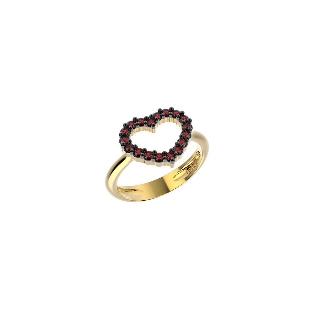 14186 18K Gold Layered CZ Women's Ring