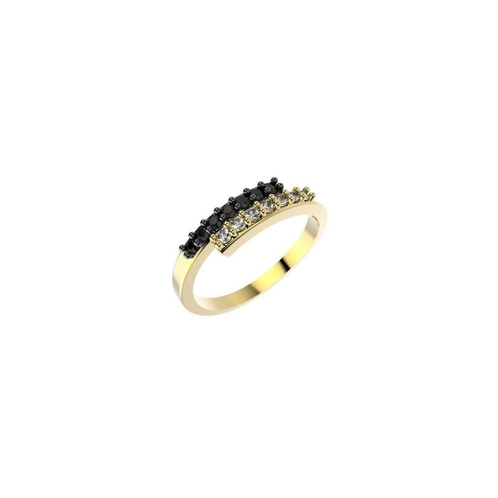 14204 18K Gold Layered CZ Women's Ring