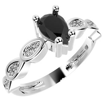 14220P CZ 925 Silver Women's Ring