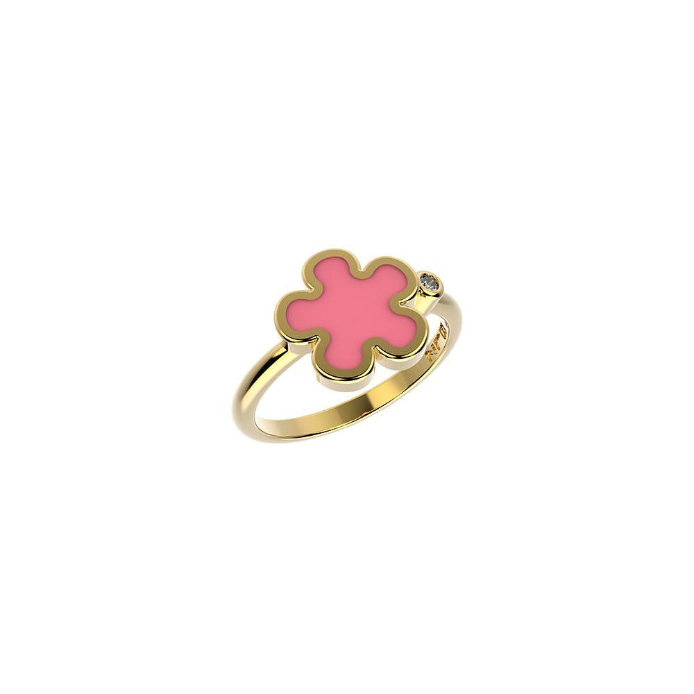 19055 18K Gold Layered Kid's Ring