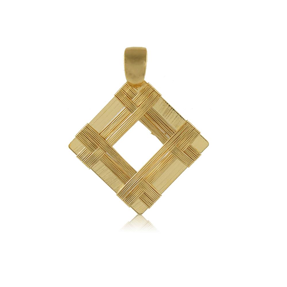 20002R 18K Gold Layered Pendant