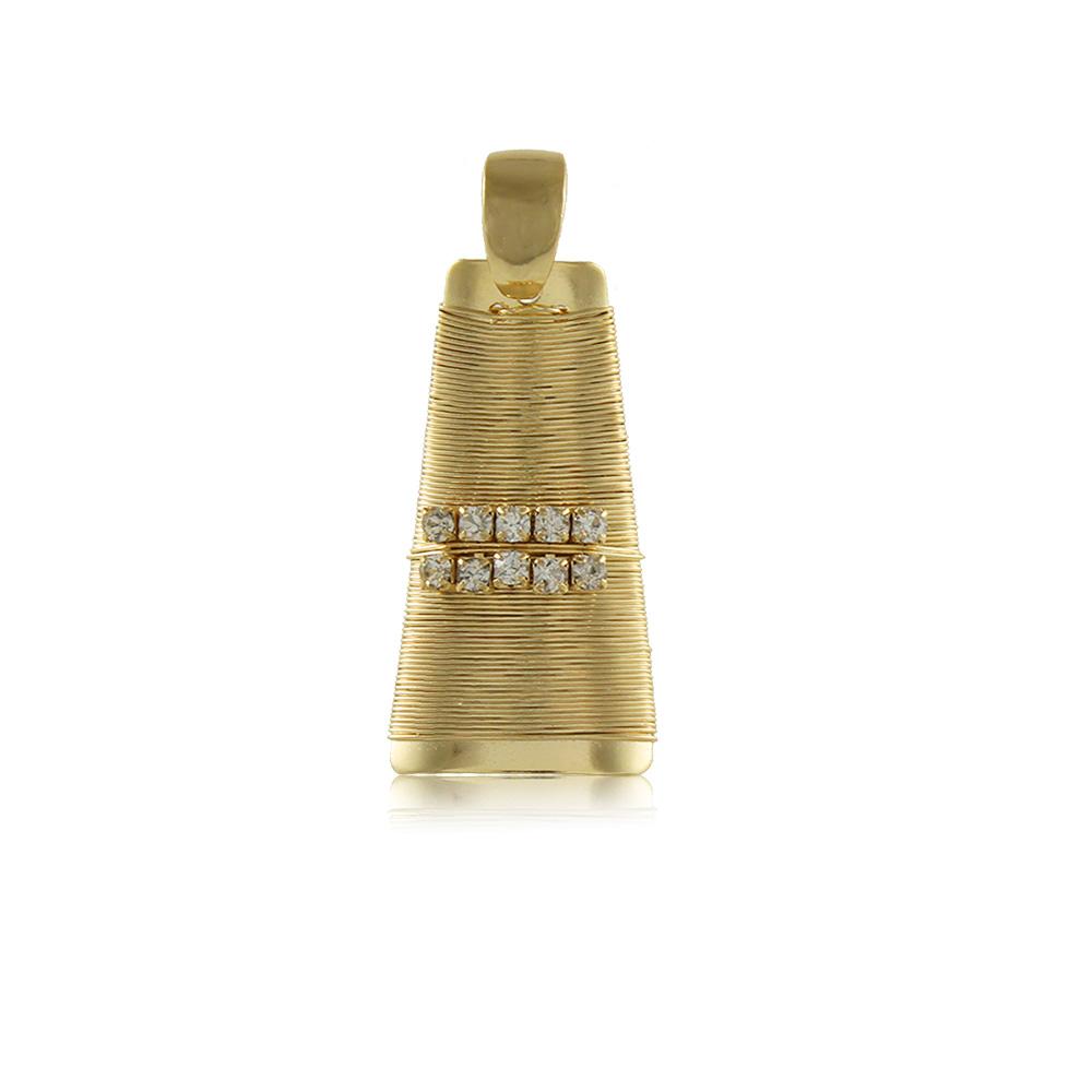 20004R 18K Gold Layered Pendant