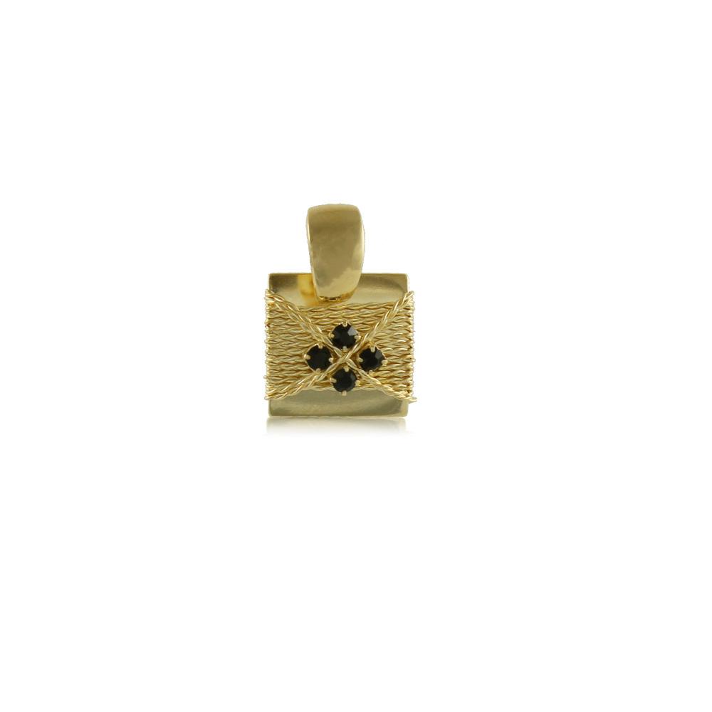 20010R 18K Gold Layered Pendant