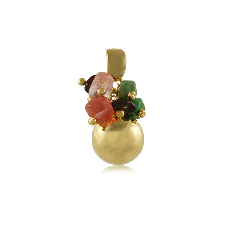 20046R 18K Gold Layered Pendant