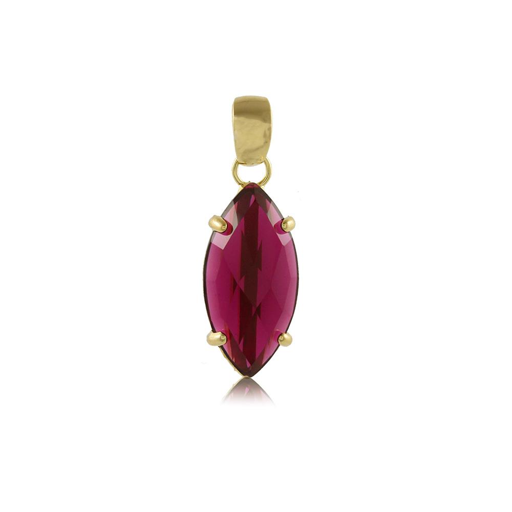 20077R 18K Gold Layered Pendant