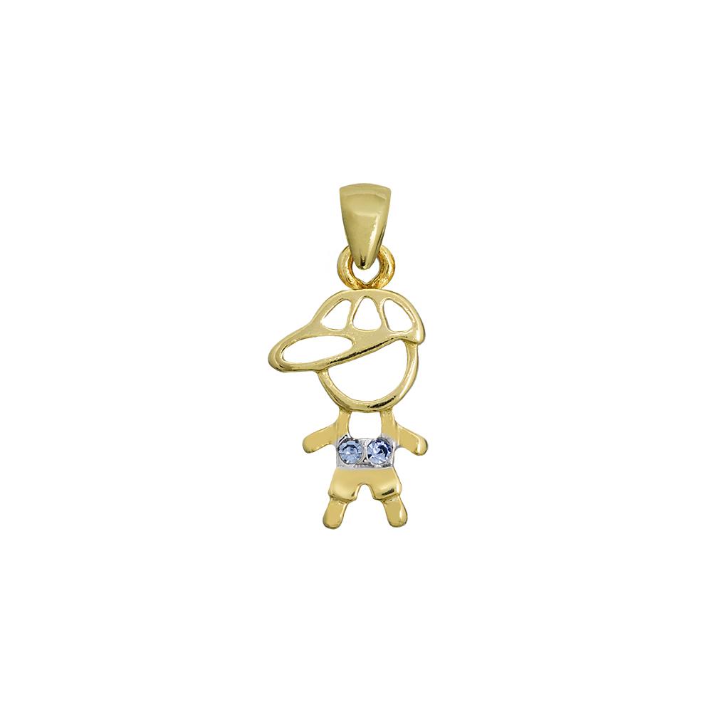 20334R 18K Gold Layered Pendant