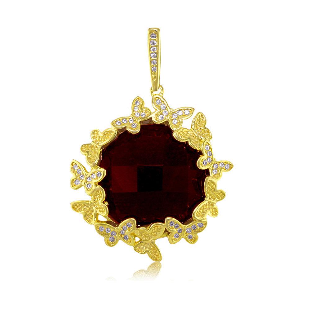 21799 18K Gold Layered Pendant