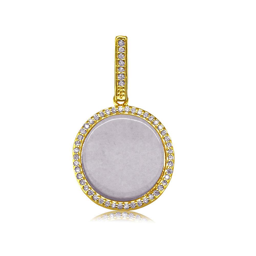 21887 18K Gold Layered Pendant