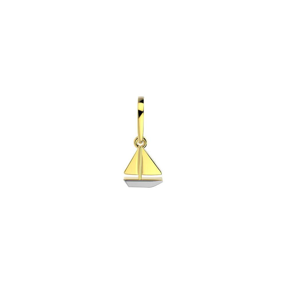22474 18K Gold Layered P Pendant