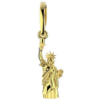 22666-P 18K Gold Layered Pendant