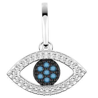 22827P CZ 925 Silver Pendant