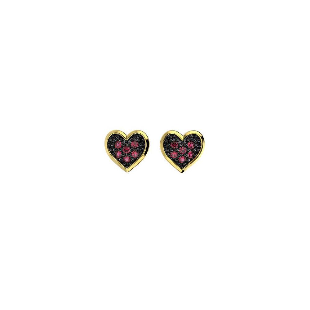 31270 18K Gold Layered CZ Earring