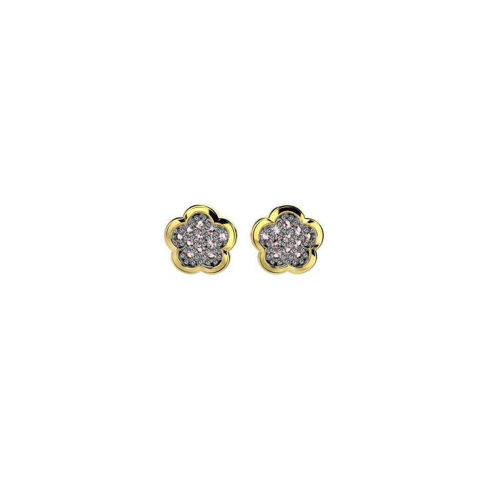 31271 18K Gold Layered CZ Earring