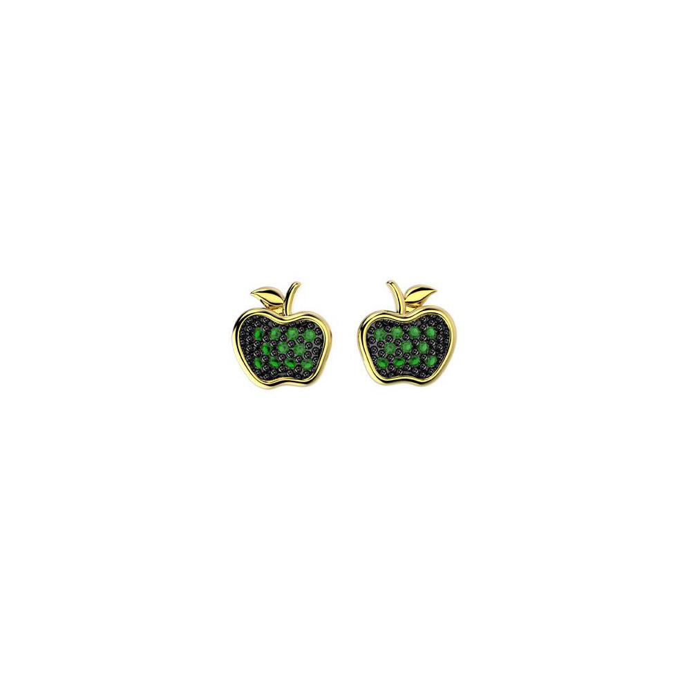31277 18K Gold Layered CZ Earring