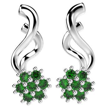 31378P - CZ 925 Sterling Silver Earring