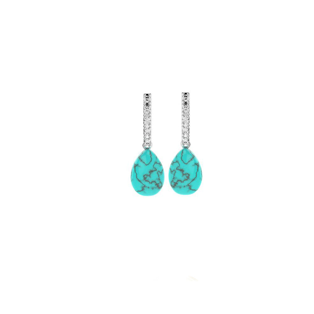 31491P - CZ 925 Sterling Silver Earring