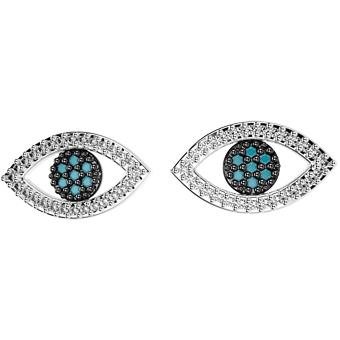 31519P - CZ 925 Sterling Silver Earring